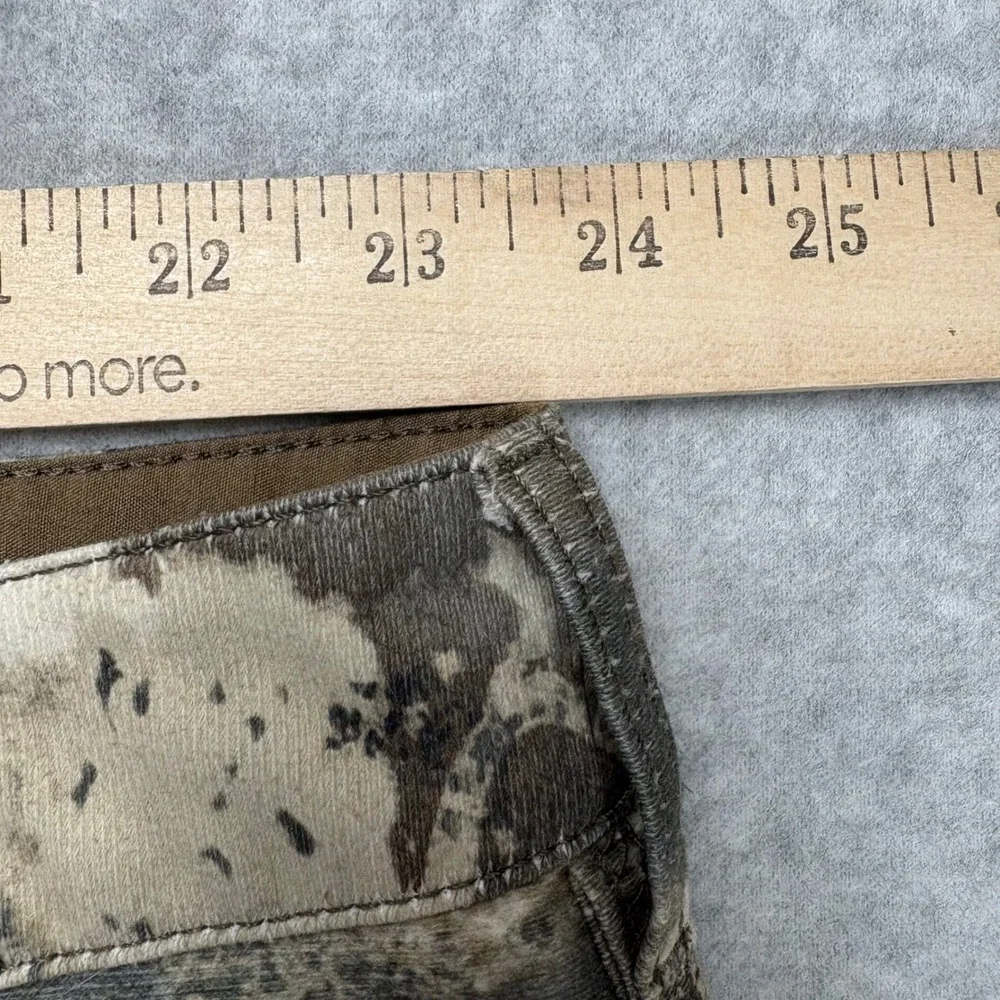 Cabelas Cargo Pants Mens 46 Tall Green Brown Camo Hunting Double‎ Knee Outdoor